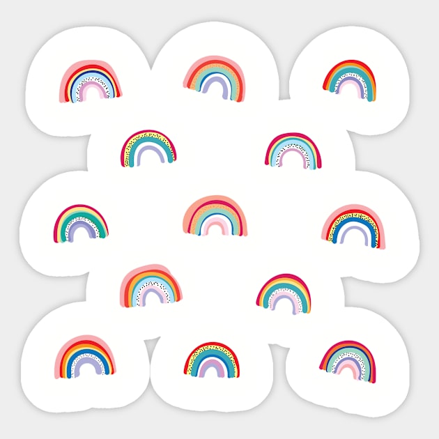 rainbow Sticker by courtneylgraben